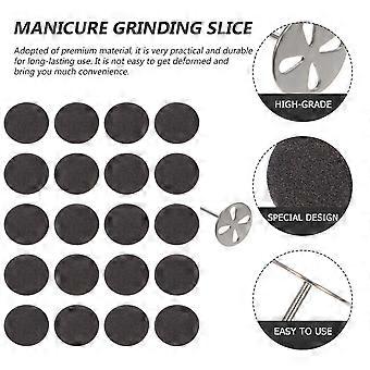 Manicure Sandpaper Disc for Nail Grinding with Dead Skin Removal 1Set