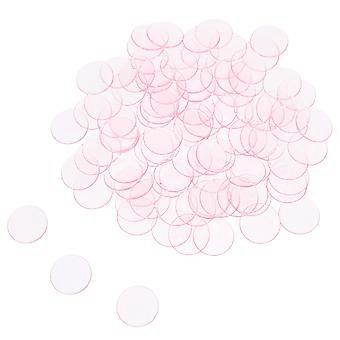 100pcs Translucent Bingo Markers Bingo Supplies Plastic Bingo Counting Chips Game Counting Chips