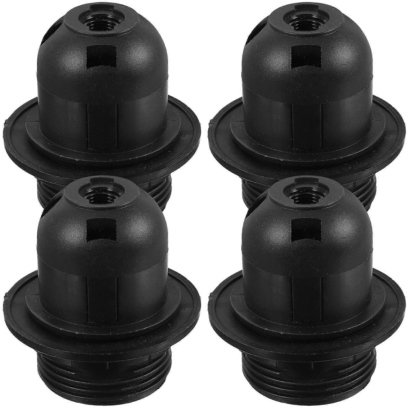 4pcs Bulb Socket E27 Socket Light Bulb Holder Lamp Part Lamp Accessory For Home