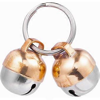 2 Extra Loud Cat&Dog Bells|Pet Tracker|Save Birds&Wildlife|Luxury Handmade Copper (Small)_jsan