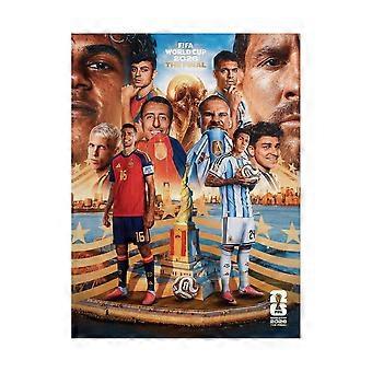 Argentina vs Spain Jigsaw Puzzle, Fans Football Lamine Yamal Messi World Cup Final 2026 FSX-765