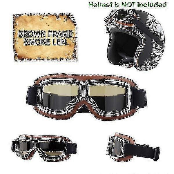 Retro Aviator Motorcycle Goggles