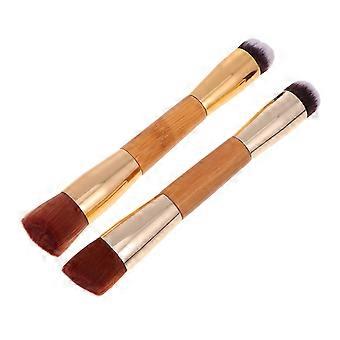 Blending Brush Double Ended Brushes for Makeup Use 16Pcs Golden Accessories