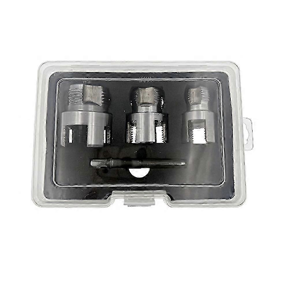 PVC Pipe Thread Cutting Tool Kit compatible with DN15 DN20 Pipes with Integrated Internal & External Threading