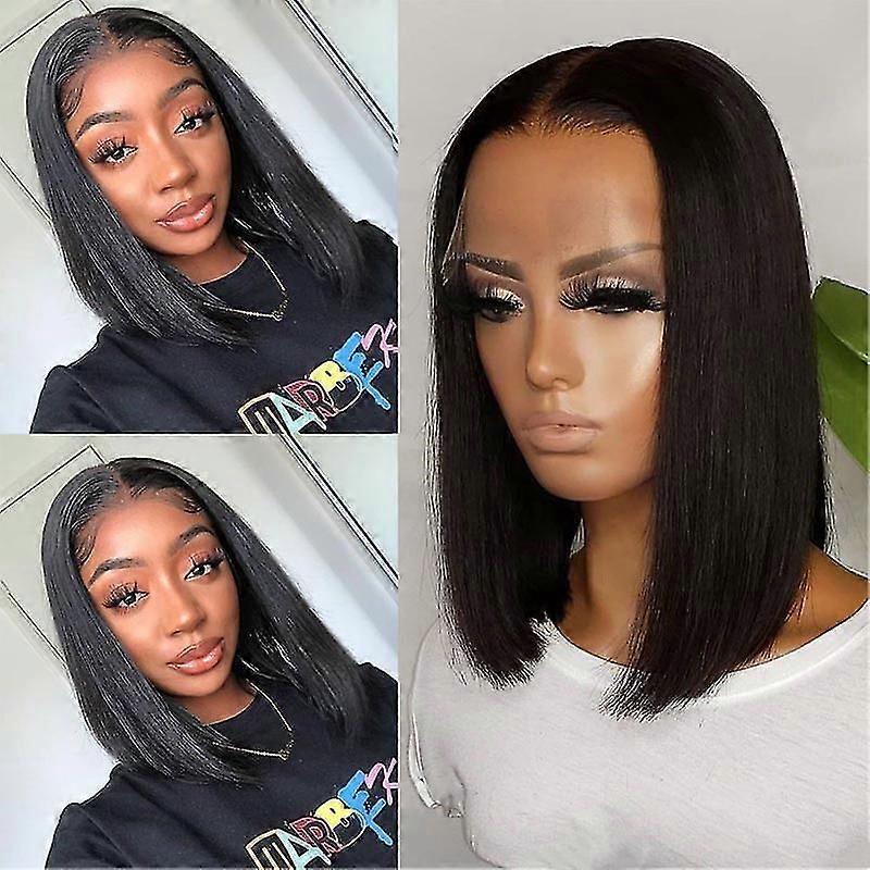 Front Lace Medium Long Bobo Wig