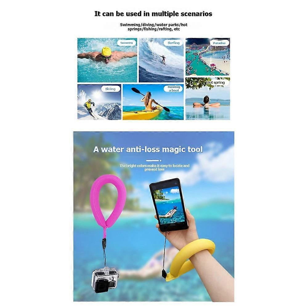 Camera Buoyancy Wrist Strap Floating Strap Camera Cell Phone Float Underwater Wrist Strap for Camera Key From Sinking C