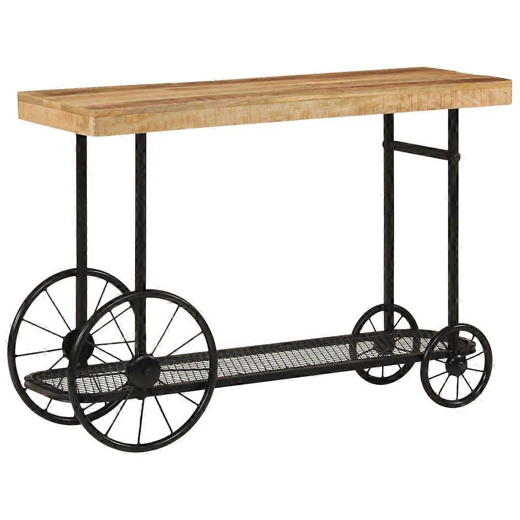 Console Table 112X36x76 Cm Solid Wood Mango And Iron Tables