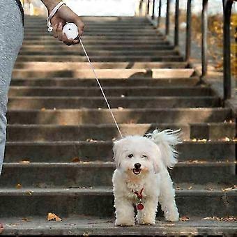 360° draaibare hondenriem met polsbandje, draagbare wandelriem voor kleine honden, puppy's en katten.