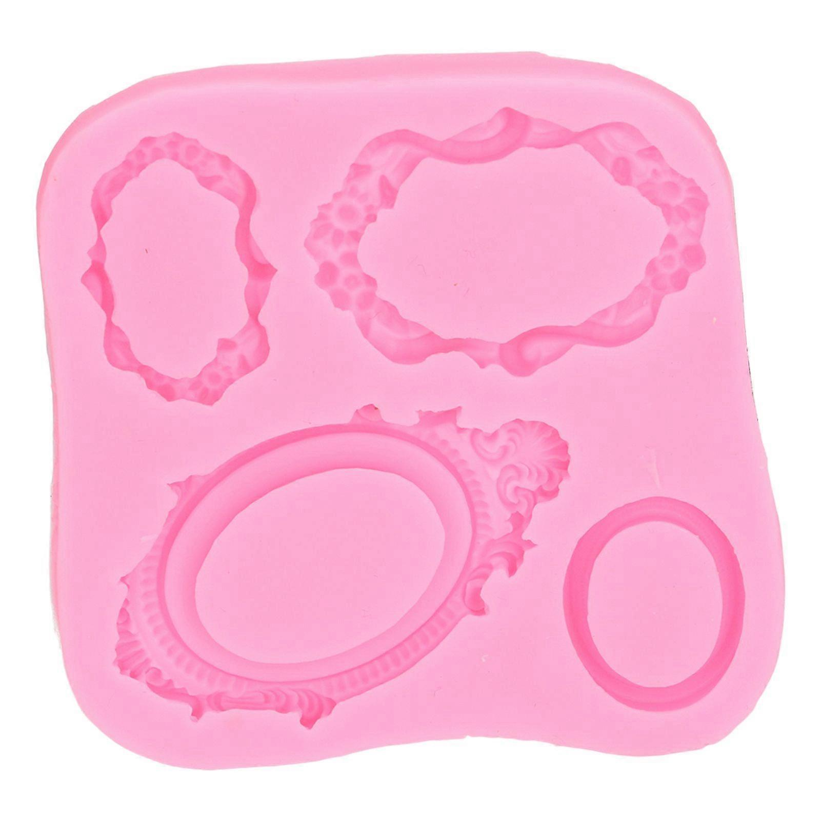 Flexible Baroque Frame Silicone Mold