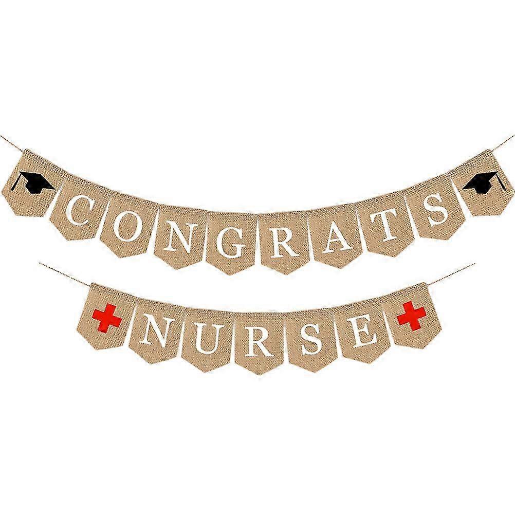 200cm Burlap Graduation Banner