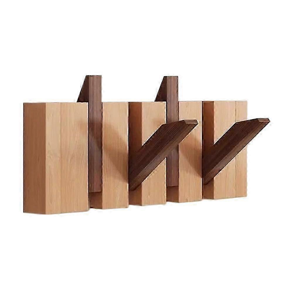 Invisible Flip-Coat Hook Solid Walnut