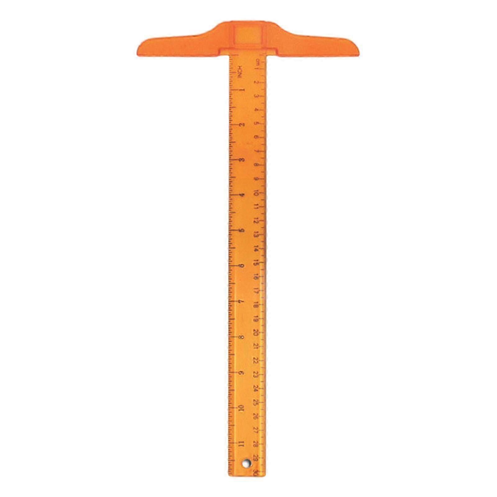 12-Inch Dual-Scale T-Square Ruler