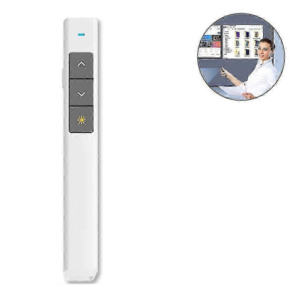 Usb Presentation Clicker Hyperlink Volume Control Wireless Presenter Presentation Remote Powerpoint Clicker compatible with Macbook/hp Elitebook Etc.