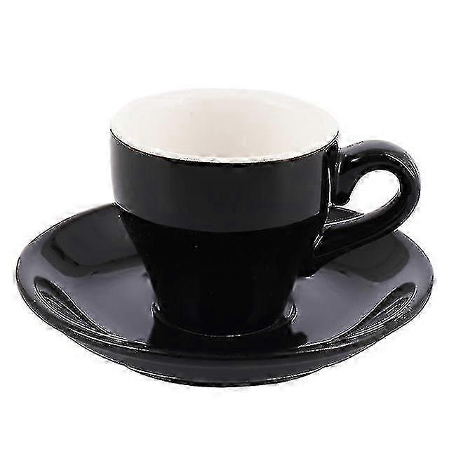 Macaron Espresso Black Italian Coffee Cup