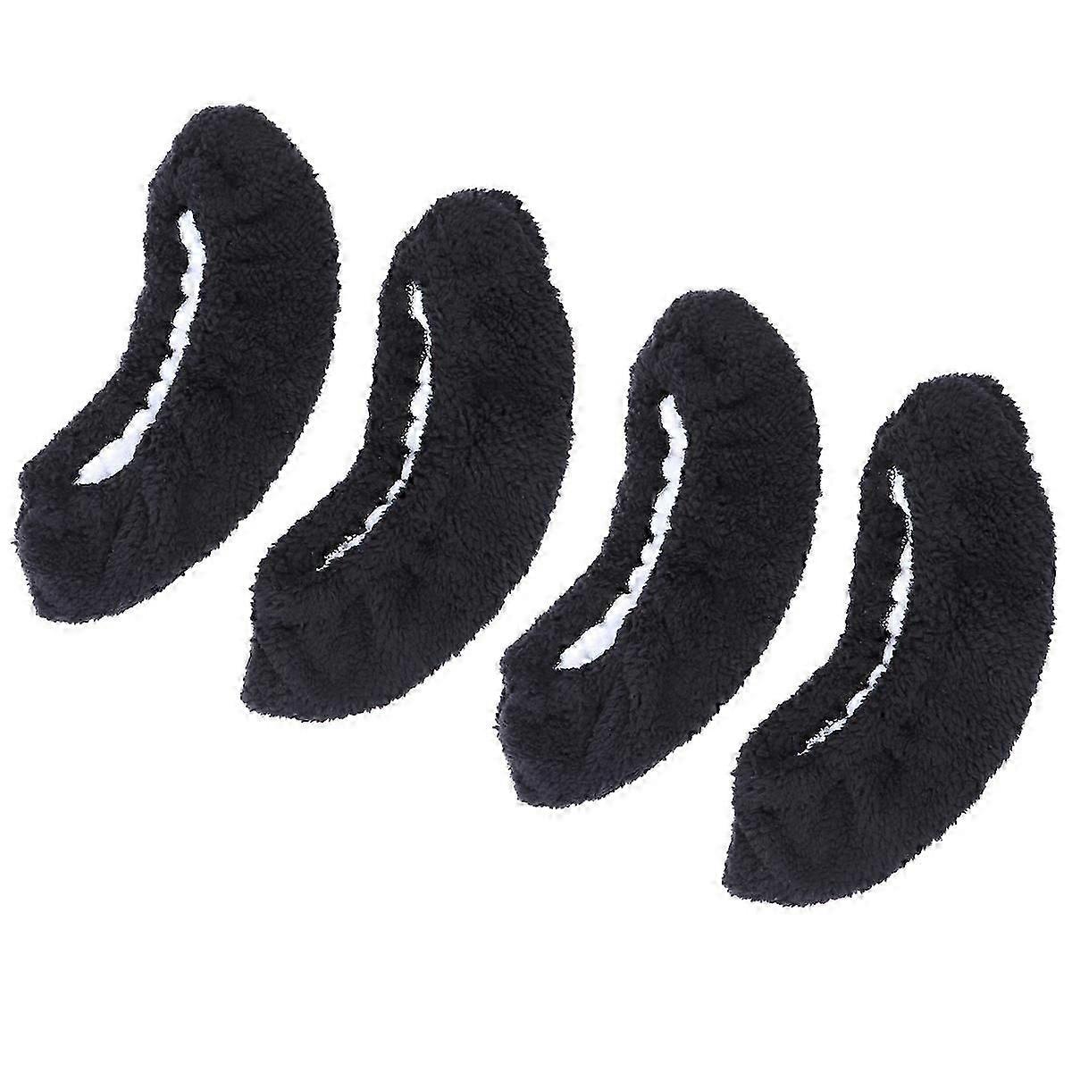 Couvre-patins élastiques noirs (2 paires)