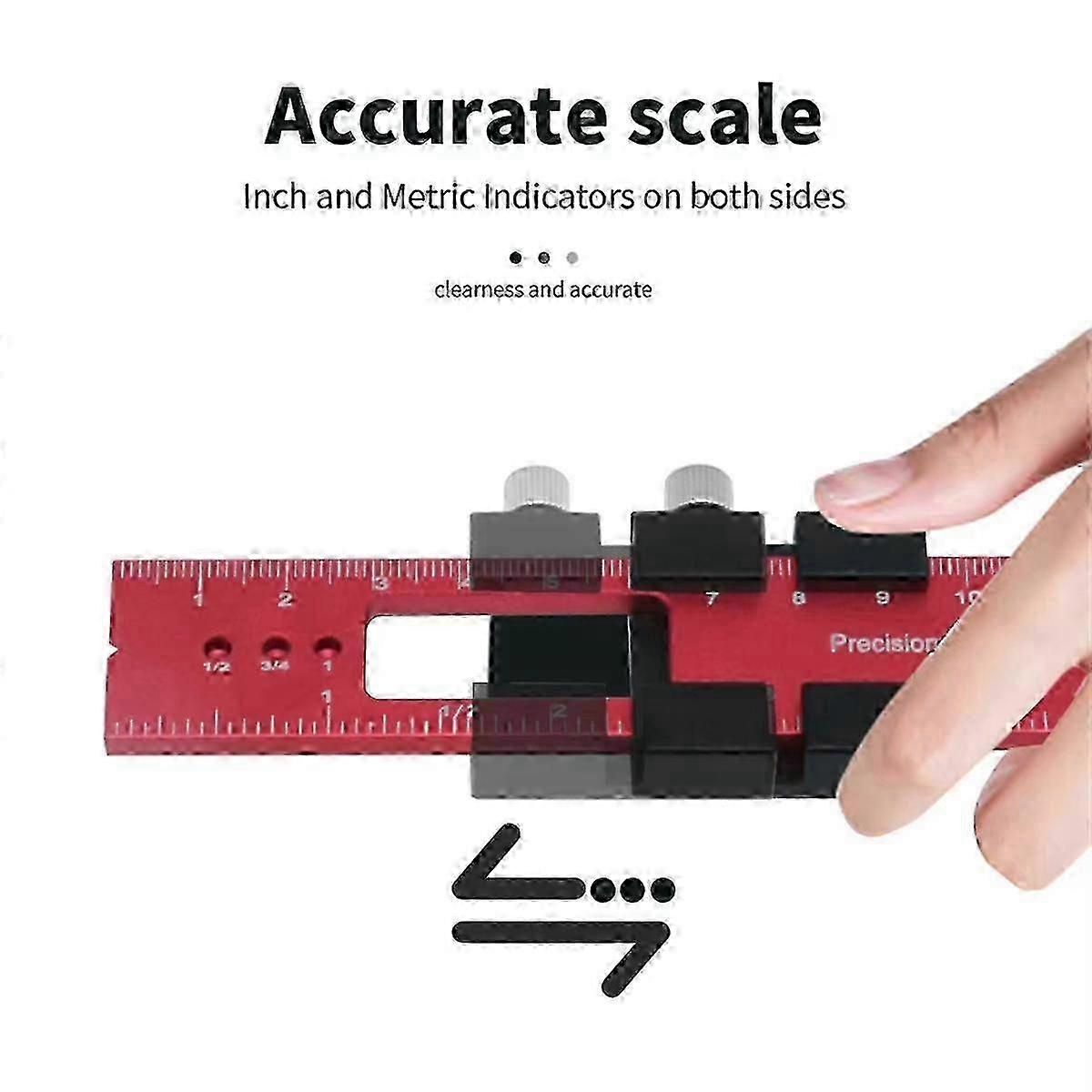 160mm Aluminum Layout Ruler