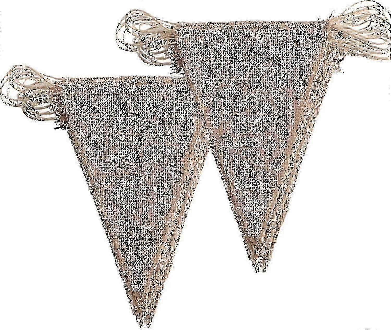 Vintage Pennant Chain 2 Pcs Banner 26 Pcs Triangular Flags
