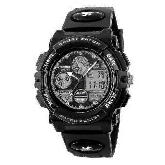 Kids Digital Sport Watch, 50M Waterproof LED Light Shockproof Silicone Strap for Boys Girls Outdoor Use 5-16 Years Old