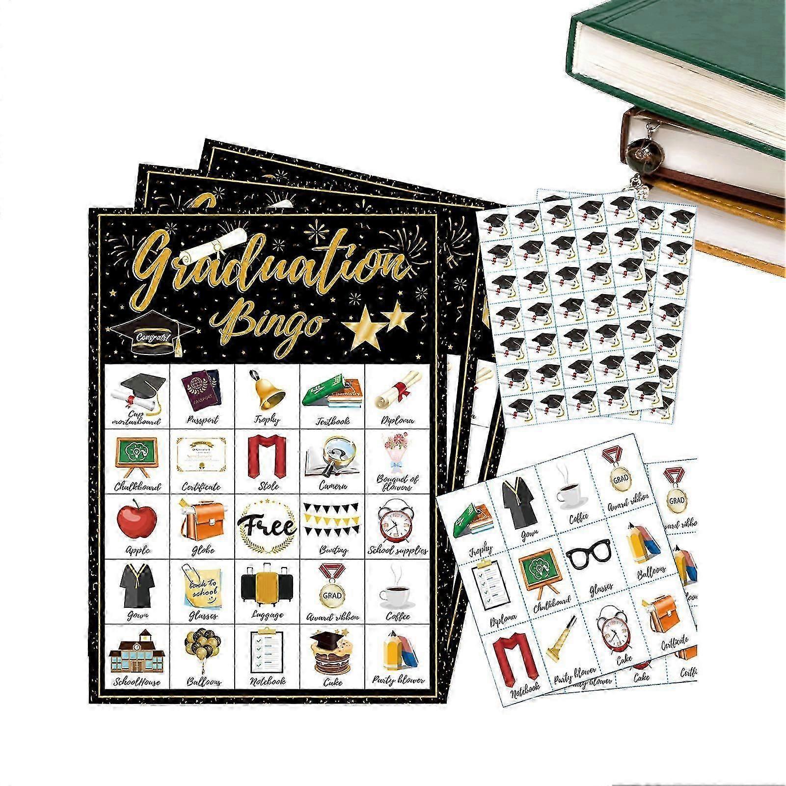 24-Piece Graduation Bingo Set