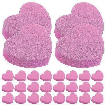 Double-Sided Sponge Nail Files for Manicure, 100-Piece Block Set for Smoothing and Shaping