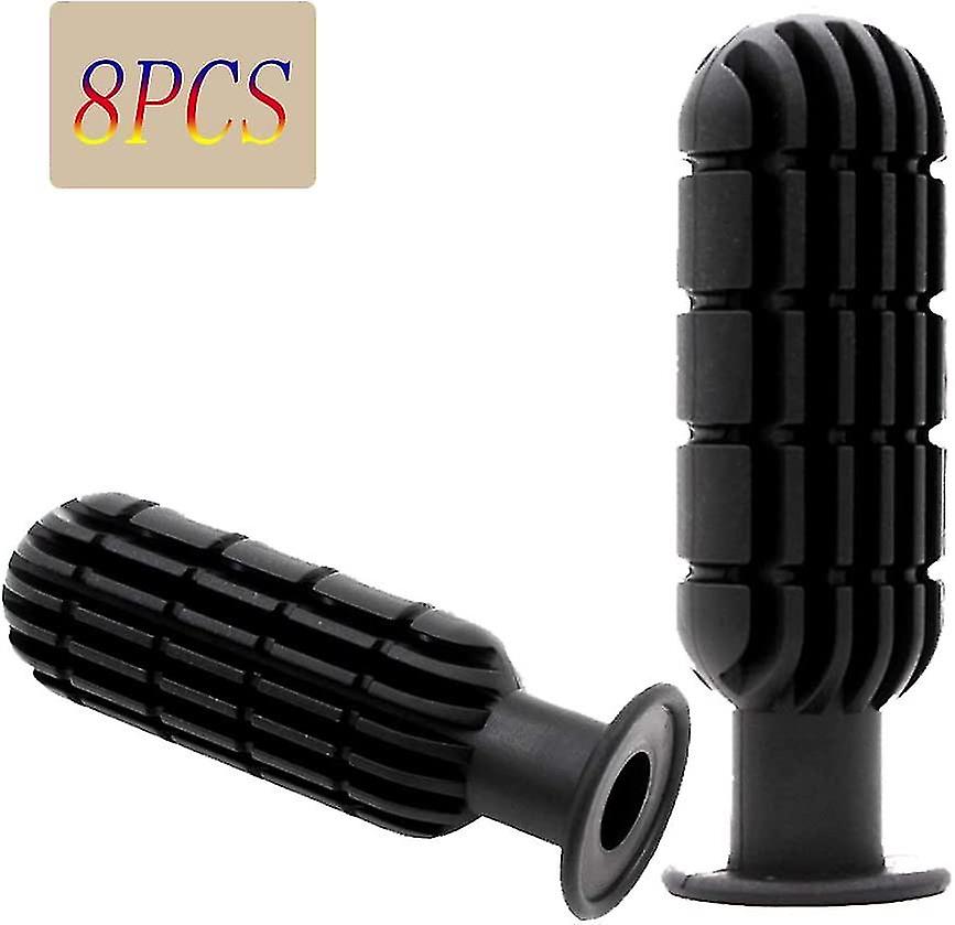 Lot De 8 Poignées De Baby-foot Antidérapantes – Diamètre 12,7 Mm, En Plastique Noir