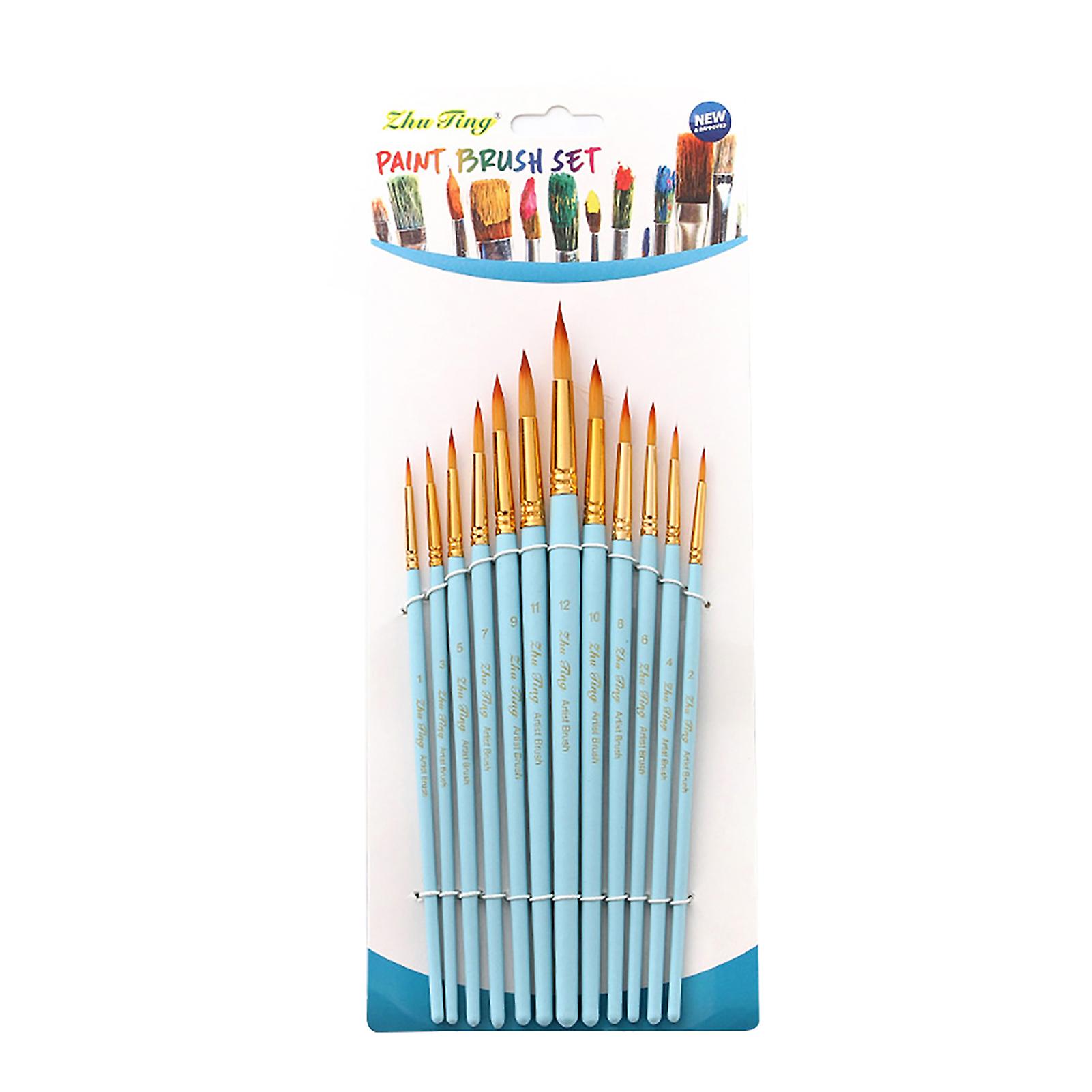 12pcs Professional Artist Paintbrush Set