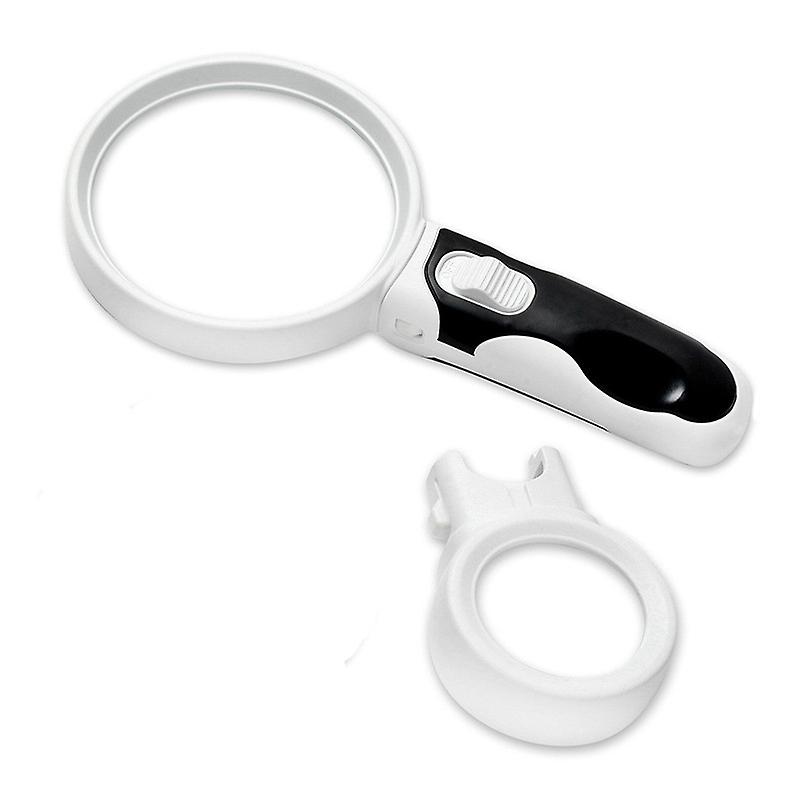 Magnifying glass with LED light for the elderly