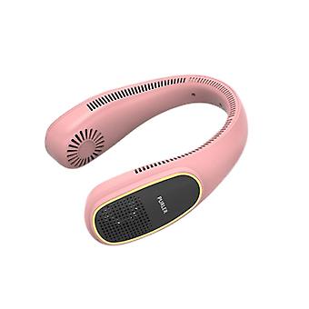 Home Appliances Hanging Fan,portable Fan,negative Ion Fan,neck Hanging Fan,small Fan(pink)