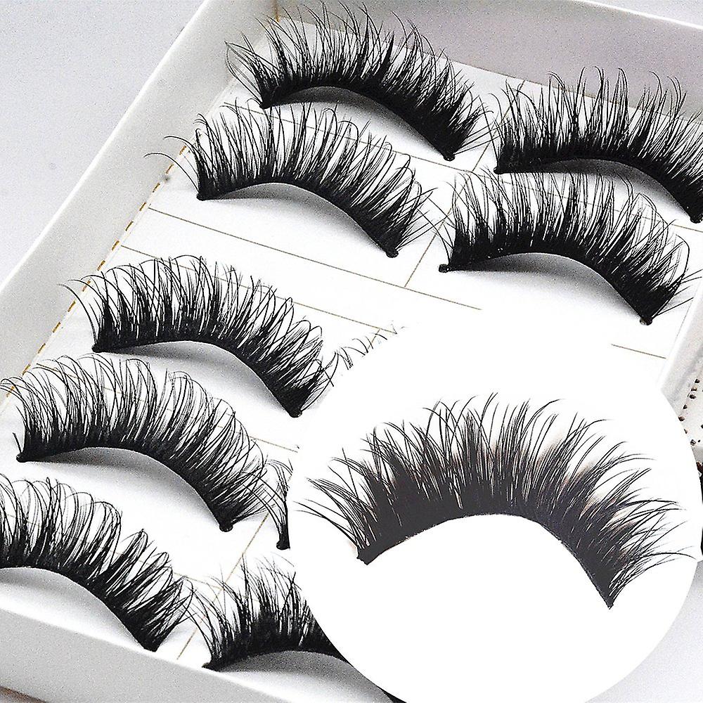 10pcs luxurious long false eyelashes-Fanny