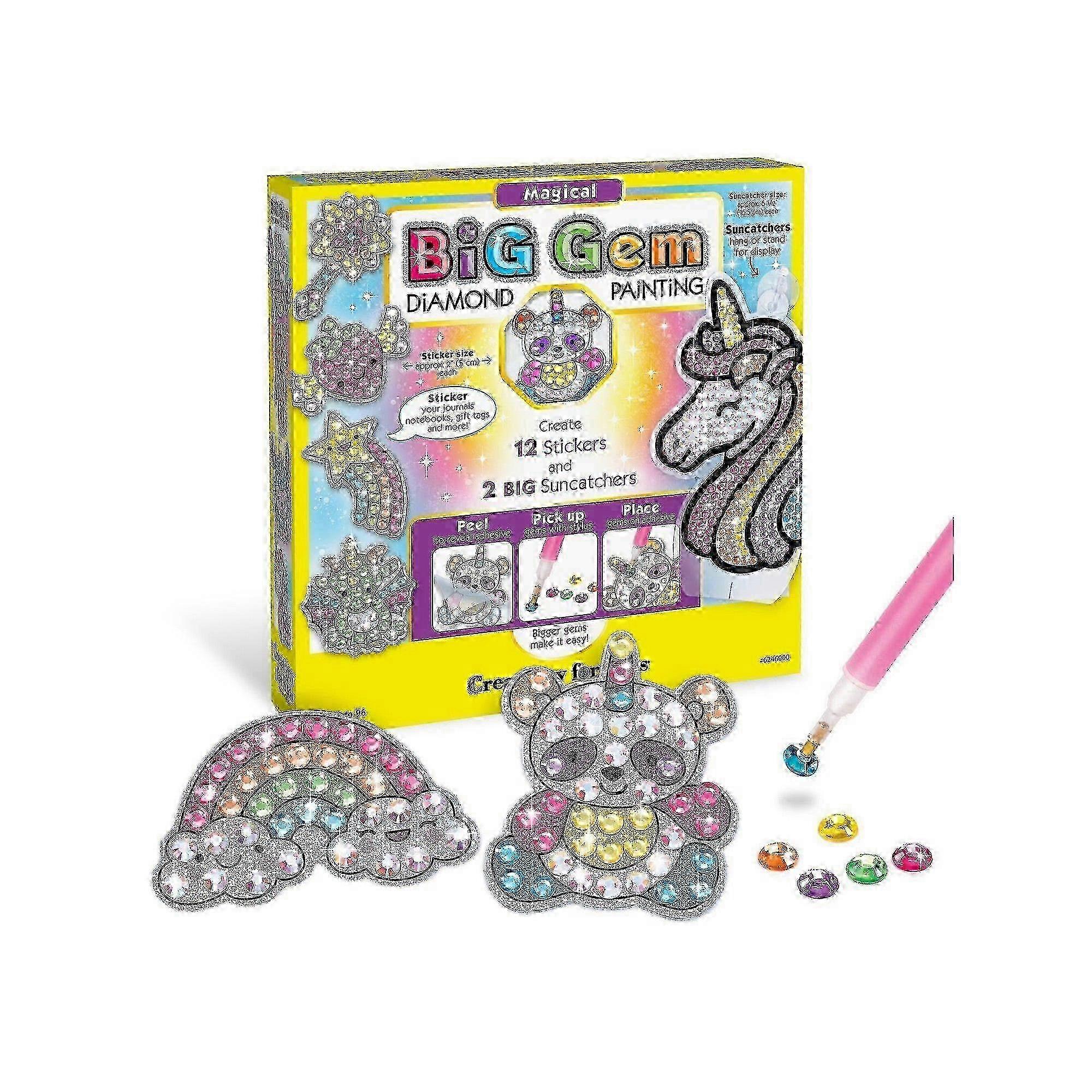 Creativity For Kids Big Gem Diamond Painting Kit, Magical, 1 Ea
