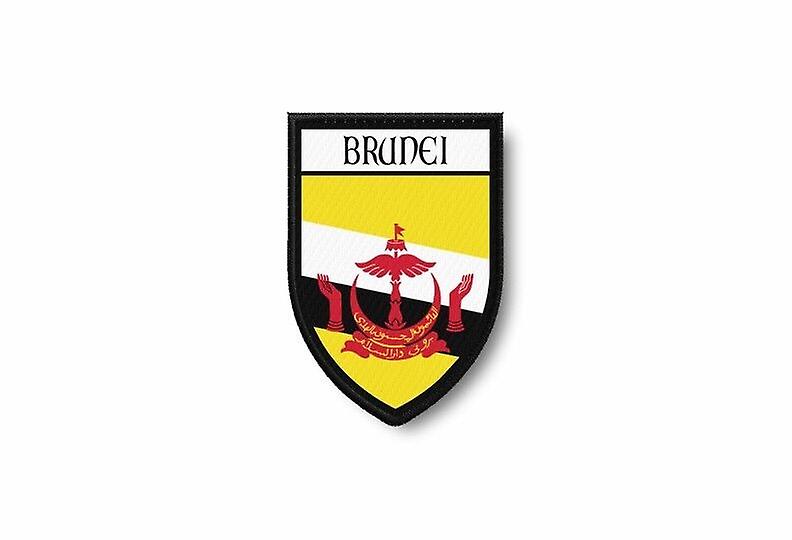 Patch Ecusson Termocollant Bord Brode Flag Prints Brunei
