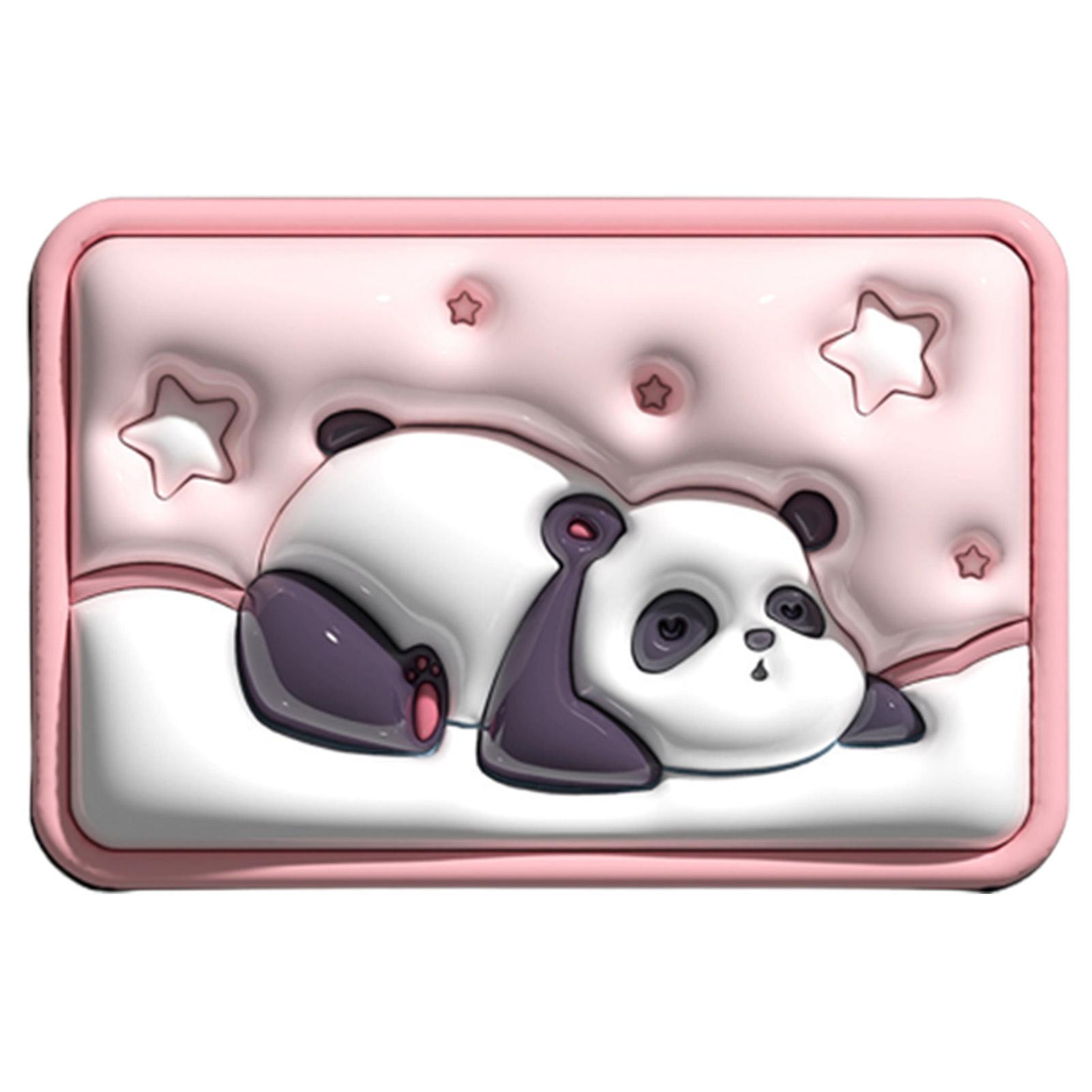 Cute Bathroom Rug Mats Panda 3d Visual Quick-drying Bathroom Floor Mats For Home Indoor Outdoor Office Party