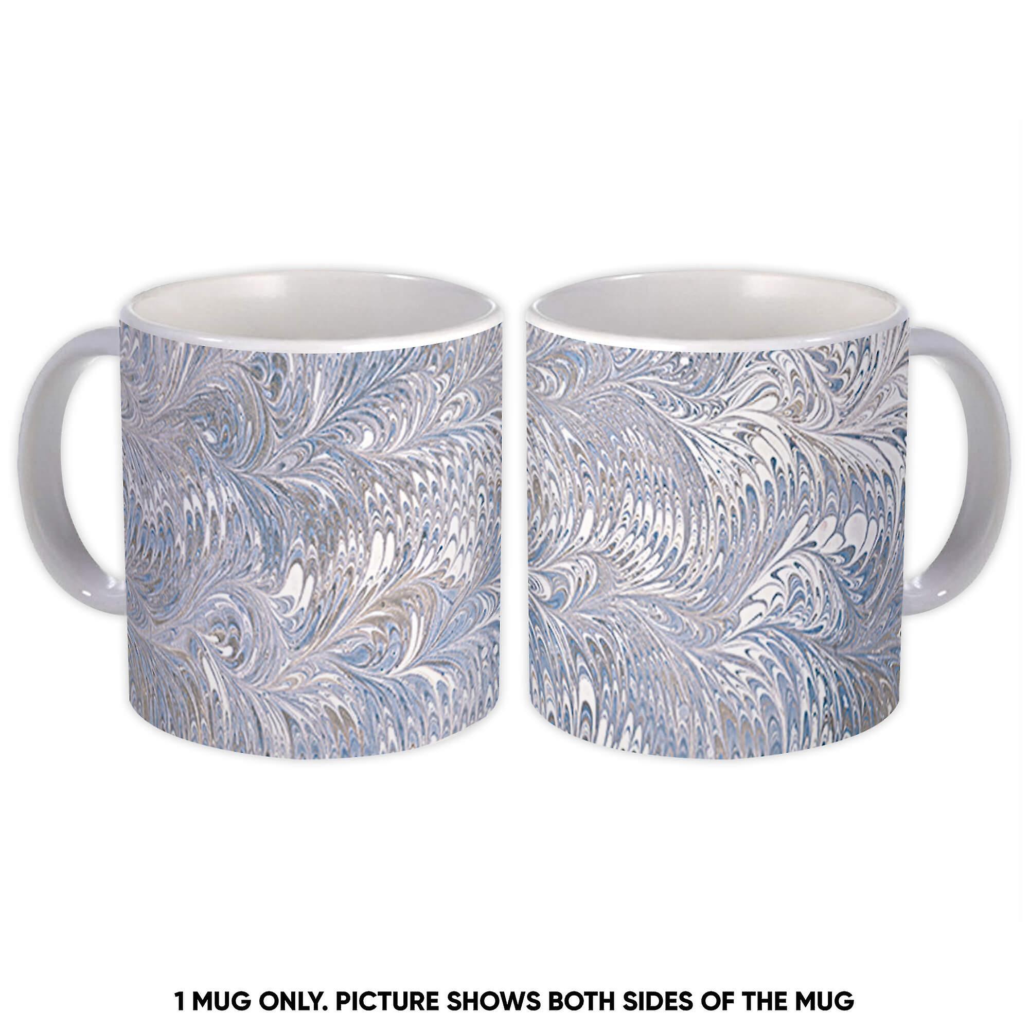 Gift Mug: Feather Glass Pattern Abstract