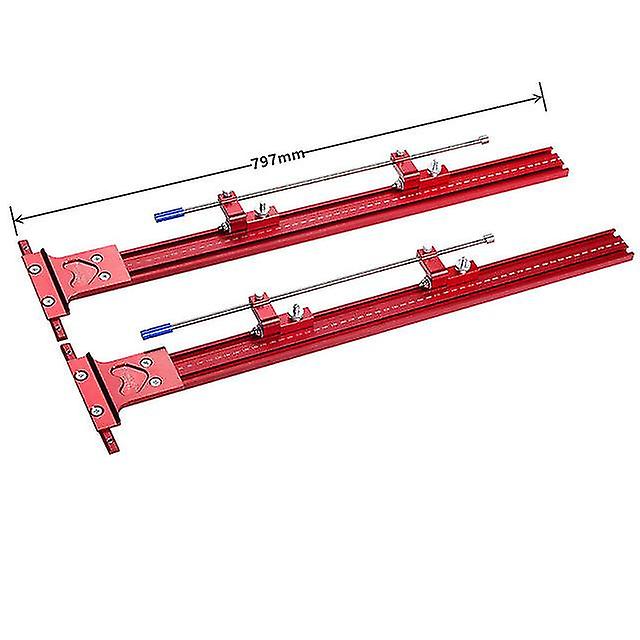 Parallel Rail Guide System Aluminium Alloy Circular Saw Track Set Fixed Guide Rail Bracket For Track Saw Track Repeatable Cuts