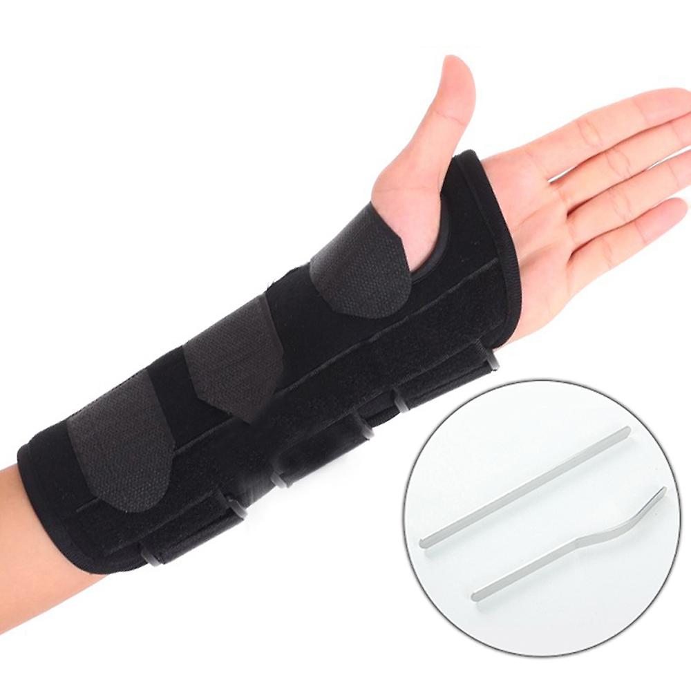 1pc Carpal Tunnel Wrist Support Pads Brace Sprain Forearm Splint Strap Protector Adjustable Sprain Prevention Wrist Protector-left
