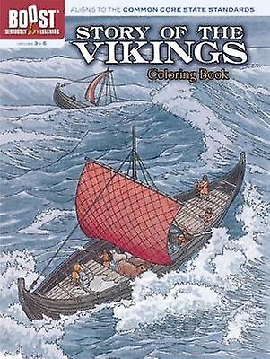 Story Of The Vikings Coloring Book by A. G. Smith Paperback Book