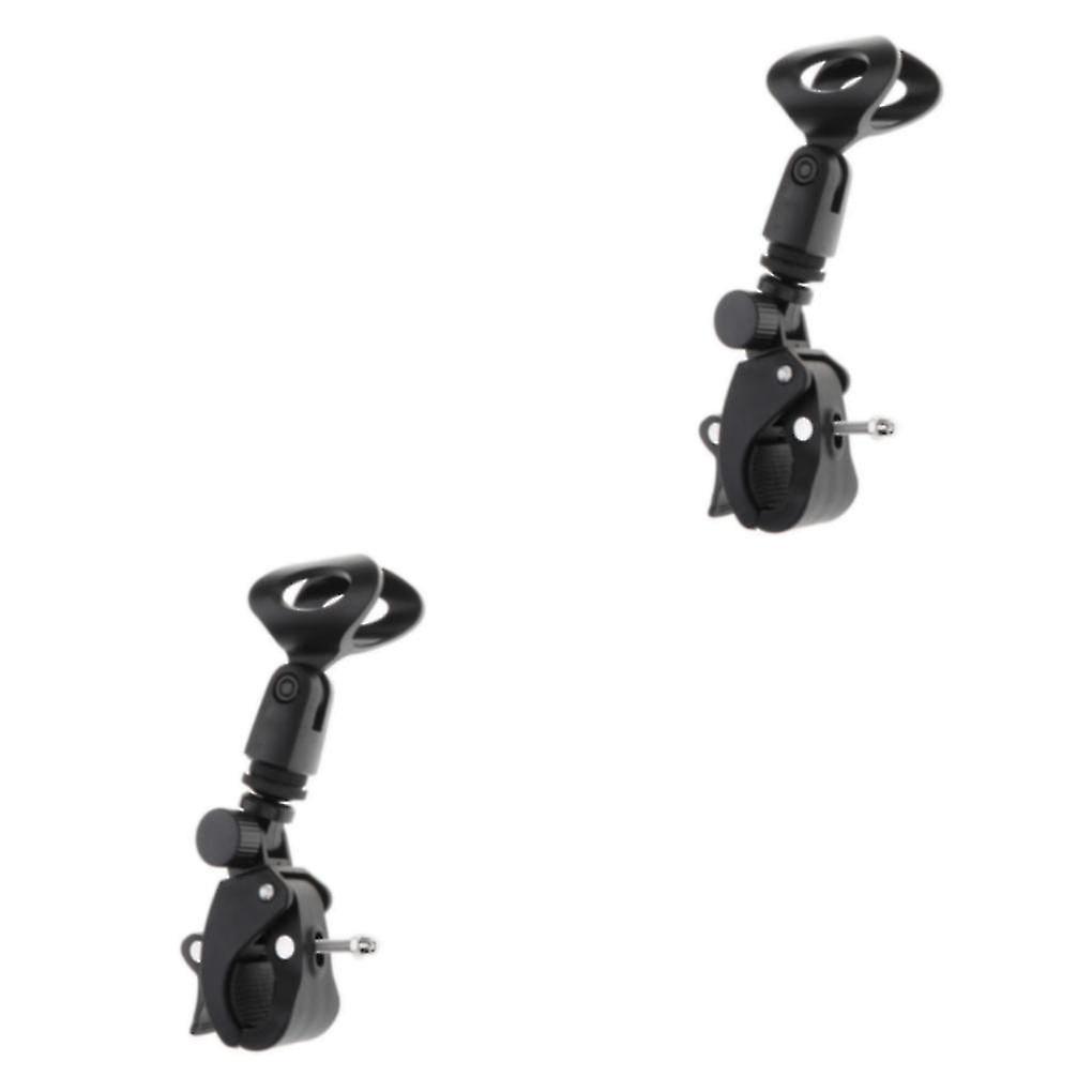 1/2 Mikrofonständer Stativ Mikrofonständer Mikrofonclip Halter verstellbar