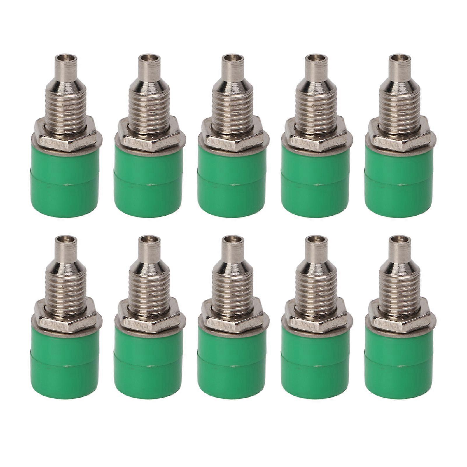 10Pcs Binding Post Good Insulation Stable Flexible Strong Overload Capacity M5 2.5mm Panel Socket for Industry