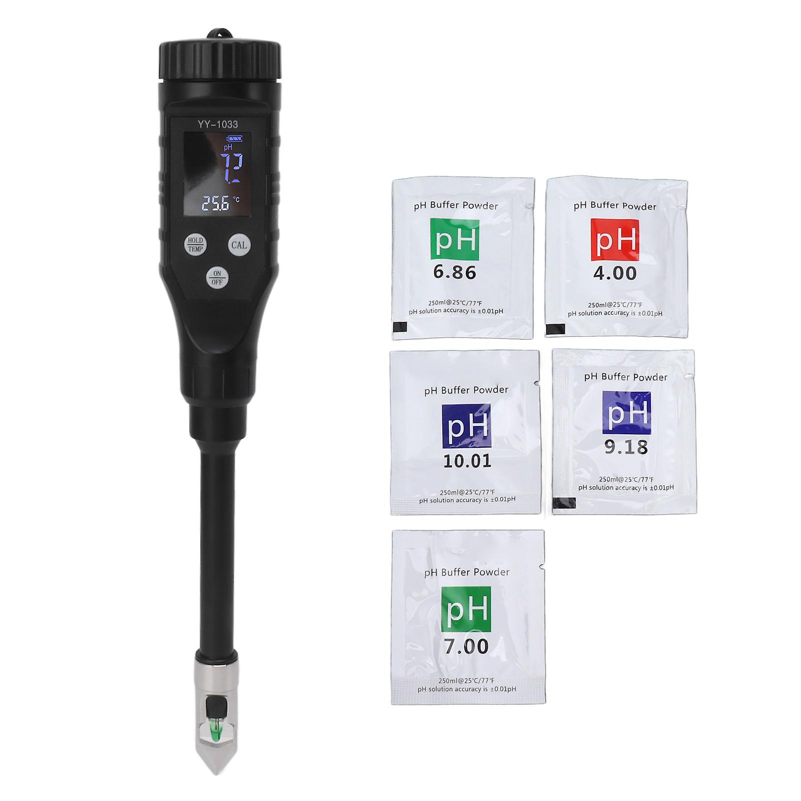 Wireless Soil pH Meter with App Connectivity for Gardens, Lawns, and Farms