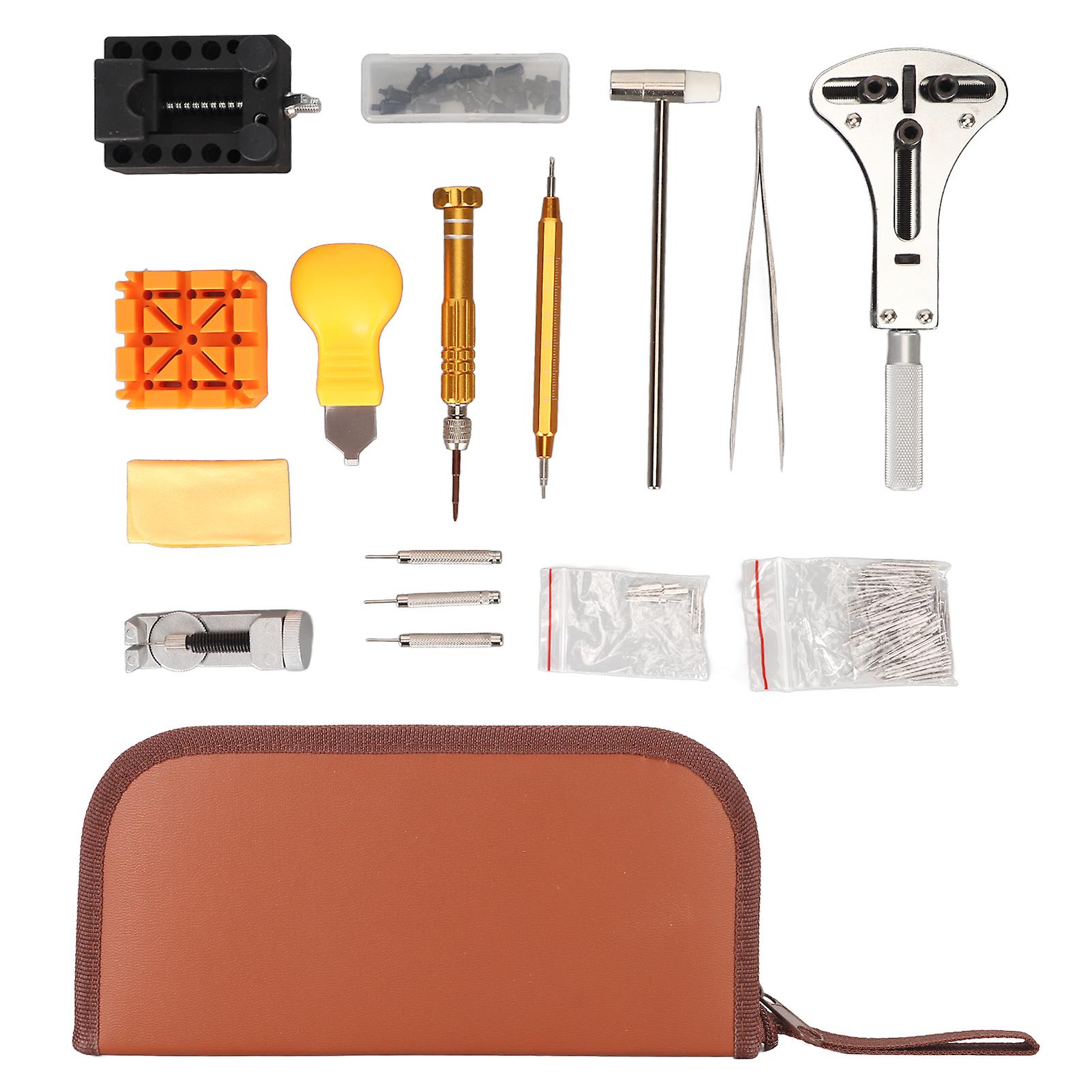 Watch Repair Kit Professional Watch Battery Replacement Tool Link Back Removal Set with Spring Bars