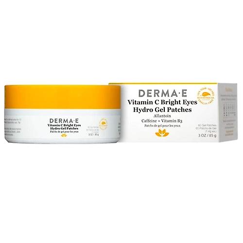 Derma e 维生素 C 亮眼水凝胶贴剂， 3 盎司 （1 包）