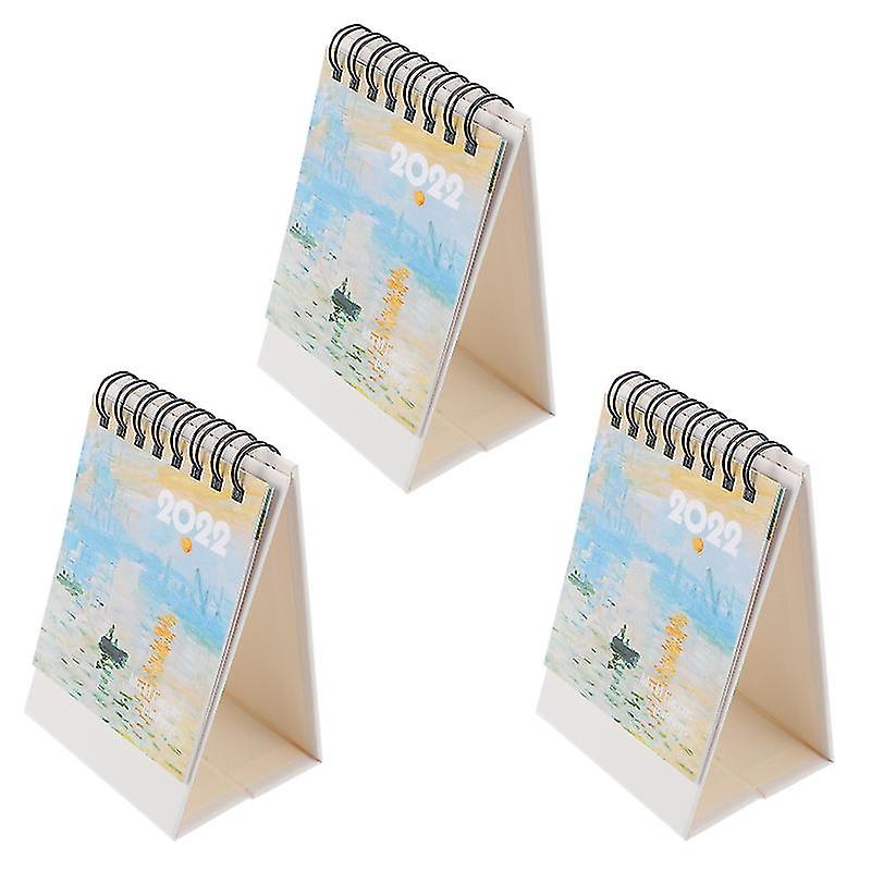 3pcs Mini Desk Calendar