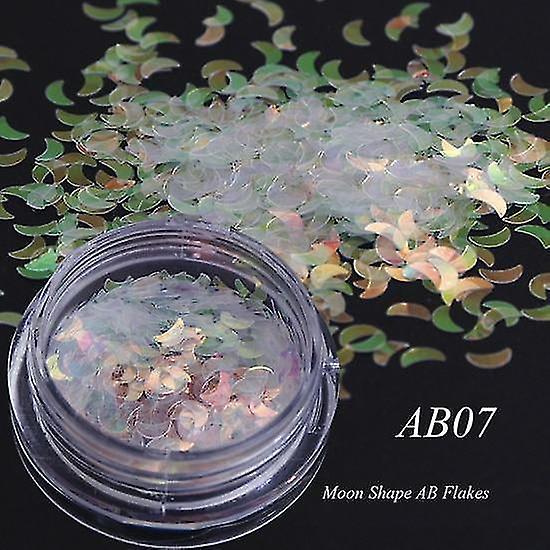 AB07 Holographic Nail Glitter Mix Irregular Paillette Sequins