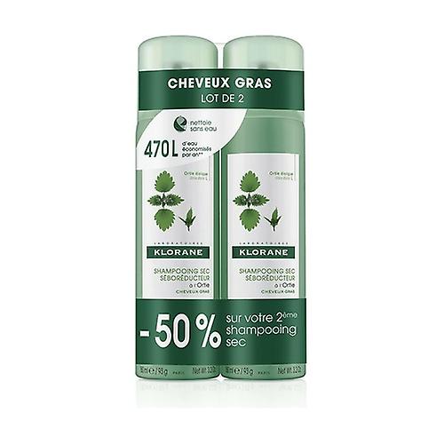 Nettle shampoo pack for oily hair 2 units of 150ml