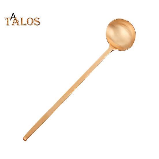 Strainer Ladle Scratch-resistant Easy to Clean Deep Useful Long Handle Soup Skimmer Spoon for Hotel