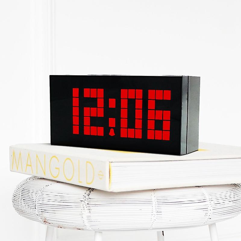 LED Desk Clock 4 Digits 7 Segments