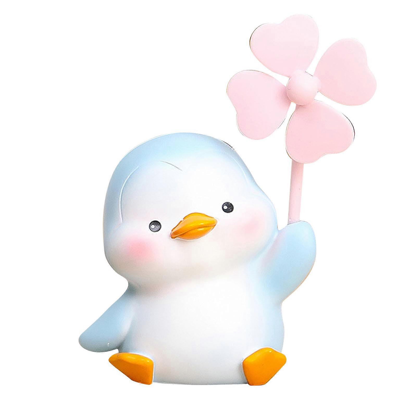 Animal Ornament Resin Animal Figurine Decoration Decor for Vehicle Desktop Office Penguin