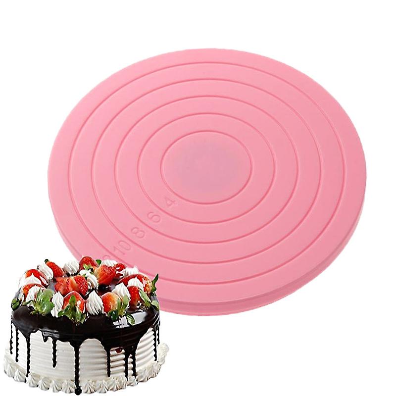 Cake laminating turntable Lightweight and stable cake turntable Plastic rotating DIY baking laminating turntable