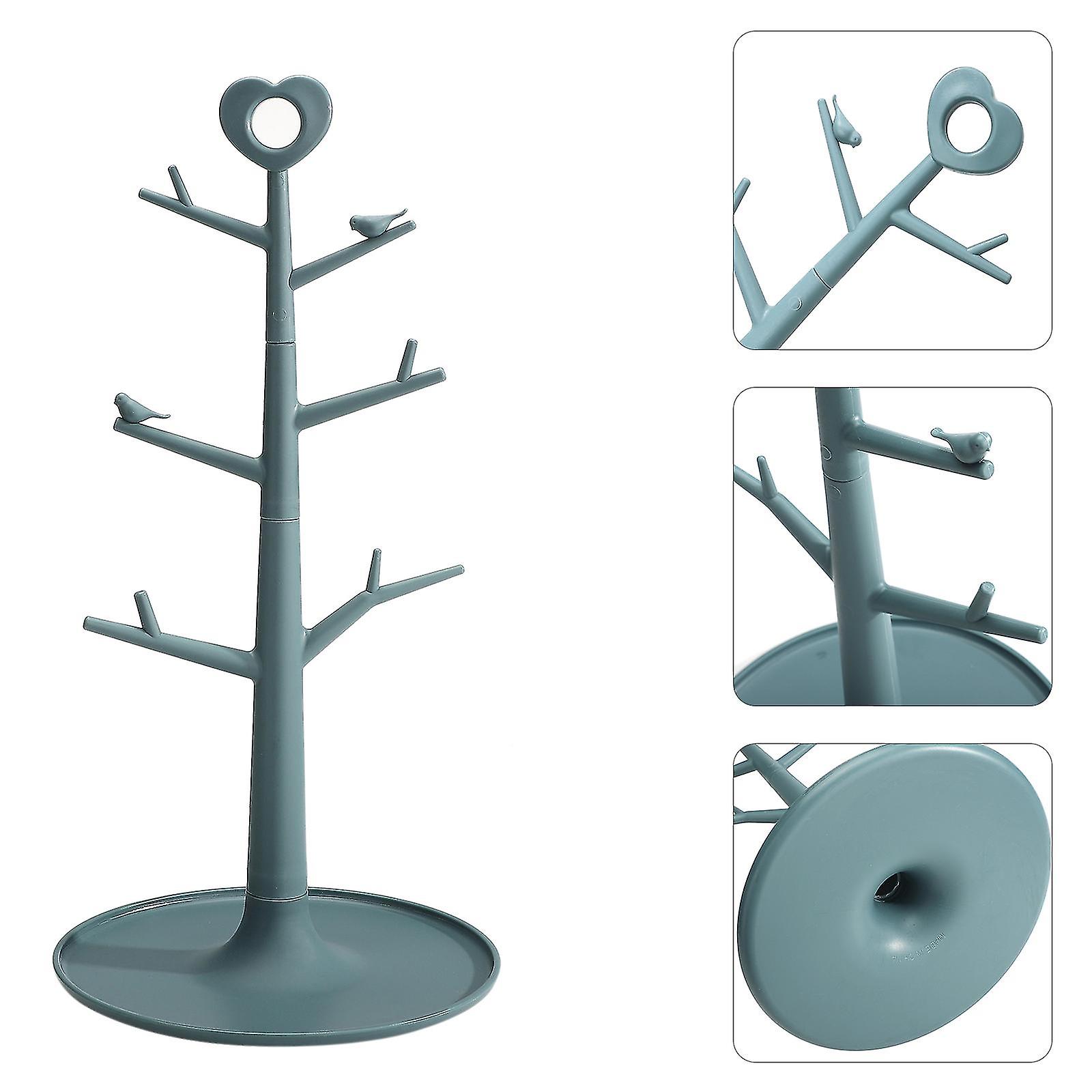 Coffee Cup Holder Mug Storage Rack Tree Shape Hanging Drain Cups Holder Kitchen