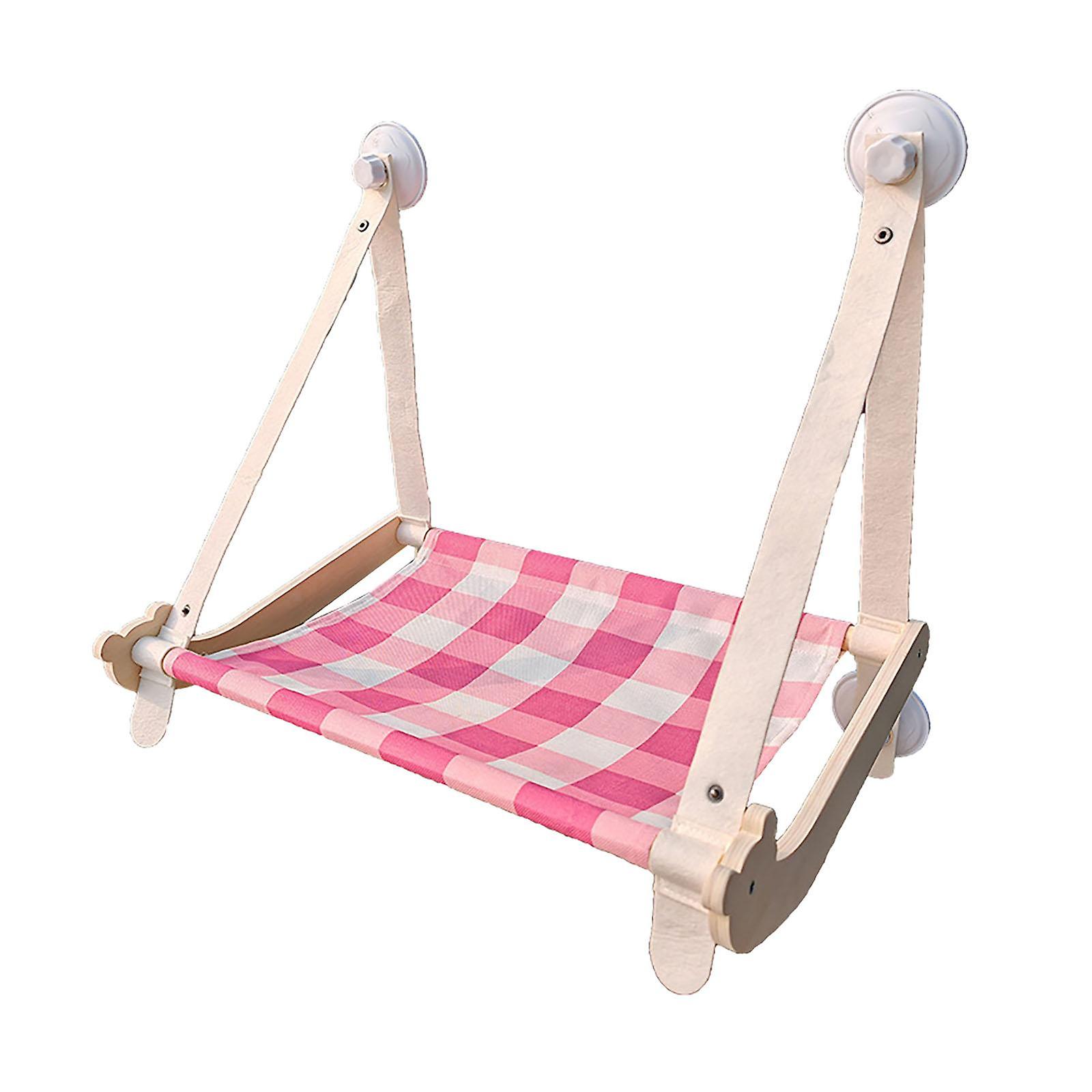 Cat Hammock Gift Portable Hammock Perch Window Hanging Nest Cat Window Perch Pink